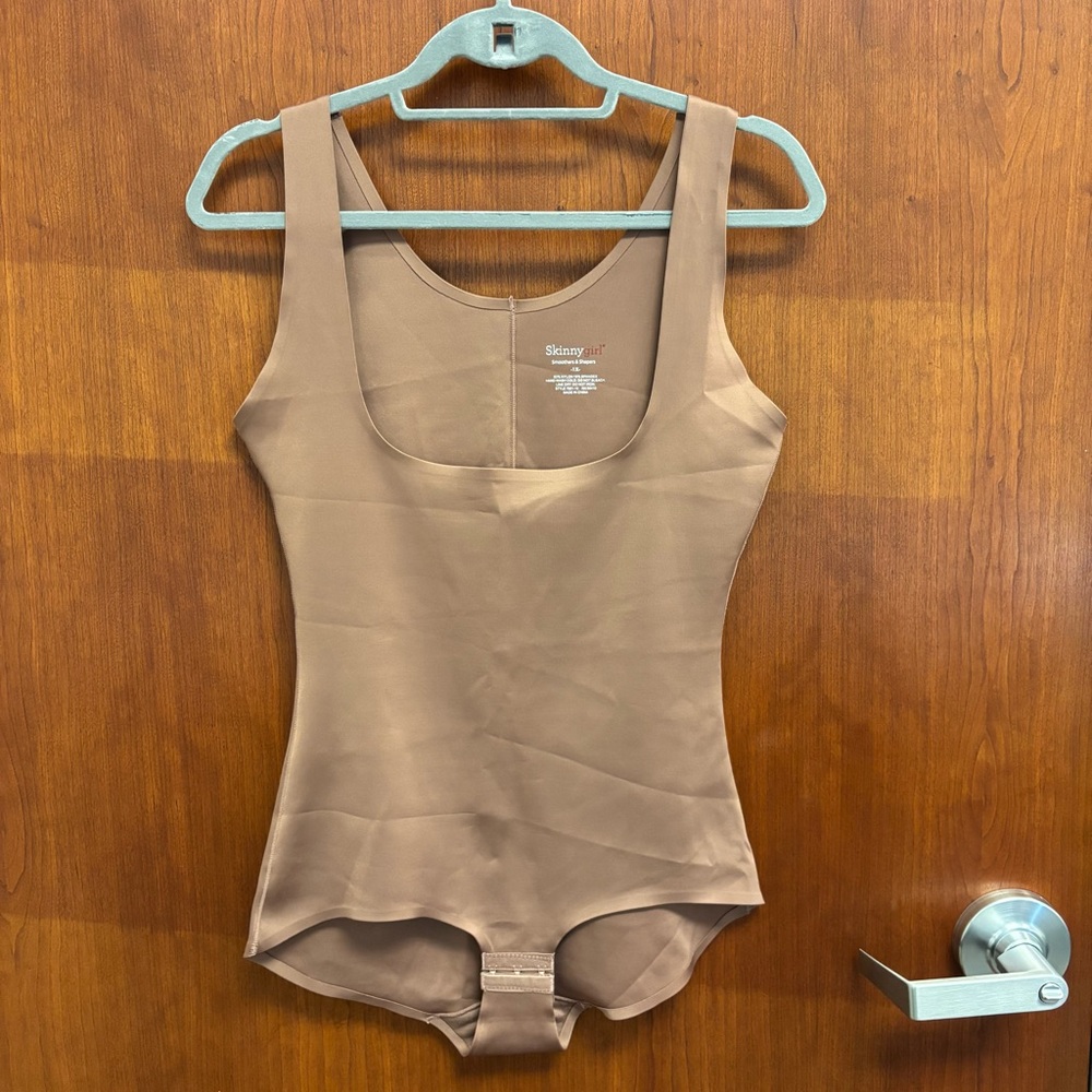 Skinnygirl Brown Smoothers & Shapers Bodysuit size 1X